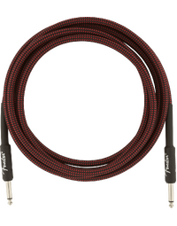 Fender Professional Instrument Cable, 10', Red Tweed