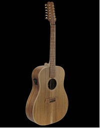 Cole Clark CCFL2E-12-BLBL FL 12-String Dreadnought Acoustic Guitar All Blackwood