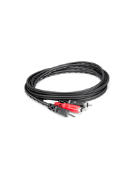 Hosa CMR210 Stereo Breakout, 3.5mm TRS to Dual RCA, 10 ft