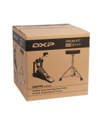 DXP Drum Kit Add-On Pack w/ Single Kick & Round Top Stool
