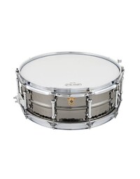 Ludwig LB416KT Black Beauty Brass Snare Drum - 14 x 5" Hammered Shell, Tube Lugs