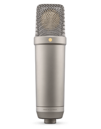 RODE NT1GEN5 NT1 5th Generation Hybrid XLR/USB Studio Cardioid Condenser Vocal / Instrument Mic Silver