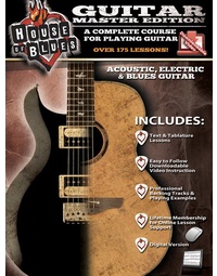 HOUSE OF BLUES GUITAR MASTER EDITION BK/OLV