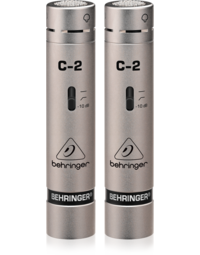 Behringer C-2 Matched Cardioid Condenser Vocal or Instrument Microphones (Pair)