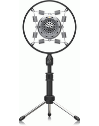Behringer BV635 Vintage Spring-Mount USB Cardioid Condenser Vocal Mic for Podcasters, Broadcasters and Streamers