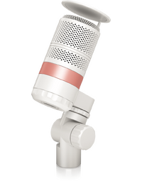 TC Helicon GoXLR Dynamic Super-Cardioid Vocal Mic White for Podcasters, Broadcasters and Streamers