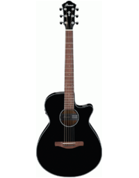Ibanez AEG50 BK Cutaway Acoustic Guitar W/ Pickup - Black