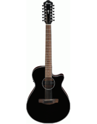 Ibanez AEG5012 BKH 12-String Acoustic Guitar - Black High Gloss