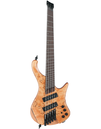 Ibanez Bass Workshop EHB1505SMS FNL 5-String Short-Scale Multi-Scale Poplar Burl Top Headless Electric Bass Florid Natural Low Gloss
