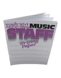 Ernie Ball Music Staff Book