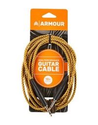 Armour GW10G Guitar 10 Foot Woven Gold Rope