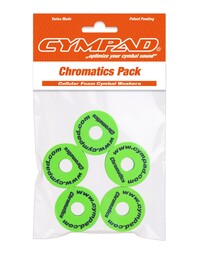 Cympad Chromatic Series Foam Cymbal Washers Green 5 Pack