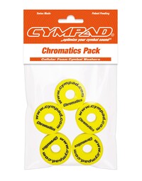 Cympad Chromatic Series Foam Cymbal Washers Yellow 5 Pack