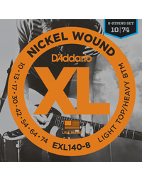 D'Addario EXL140-8 8 String 10-74 Electric Guitar Strings