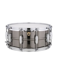LUDWIG LB417 BLACK BEAUTY SNARE DRUM BRASS - 14x6.5" Smooth Shell, Imperial Lugs
