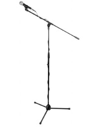 On-Stage OSMS7500 Cardioid Dynamic Handheld Microphone & Boom Mic Stand Package