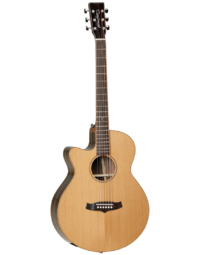 Tanglewood TWJSFCELH Java Super Folk Solid Top Left Handed Acoustic w/ Pickup