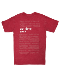 Vic Firth Limited Edition 1963 Red Graphic T-Shirt Large