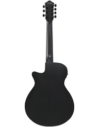 Ibanez AEG721 BOT AEG Series 7-String Auditorium Acoustic Guitar w/ Pickup Black Out