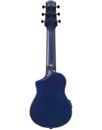 Ibanez AUP10FMNE TBO AU Series Piccolo Guitar / 6-String Tenor Ukulele w/ Pickup & Chambered Body Transparent Blue Sunburst Open Pore