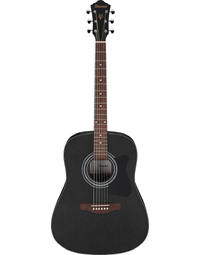 Ibanez V54NJP WK V Series Jampack Dreadnought Acoustic Guitar Starter Pack Weathered Black Open Pore