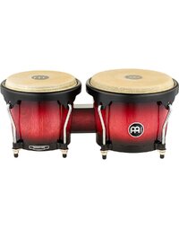 Meinl HB100WRB 6 3/4" & 8" Wood Bongo Wine Red Burst