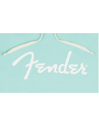 Fender Spaghetti Logo Hoodie Daphne Blue M