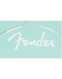 Fender Spaghetti Logo Hoodie Daphne Blue L