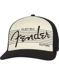 Fender Electric Hat Black/Cream One Size Fits Most