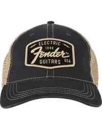 Fender Transition Logo Patch Hat Black/Stone One Size Fits Most