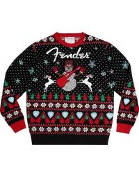 Fender Ugly Christmas Sweater Black M