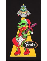 Fender Ugly Christmas T-Shirt Alien Black L