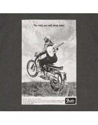 Fender Vintage Ad Biker T-Shirt Graphite M