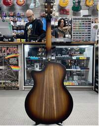 Cole Clark CCAN2EC-BB Solid Bunya/Blackwood Grand Auditorium Acoustic Custom Sunburst w/ Pickup