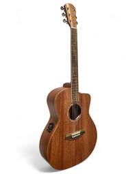 Cole Clark CCSAN1EC-MMAH Studio All Solid African Mahogany Grand Auditorium Acoustic w/ Pickup