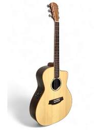 Cole Clark CCSAN1EC-SR Studio Solid European Spruce / Rosewood Grand Auditorium Acoustic w/ Pickup