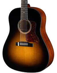 Eastman E1SS-DLX-SB Deluxe Slope Shoulder Solid Spruce/Sapele Dreadnought Acoustic w/ Pickup Sunburst