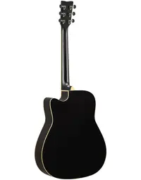 Yamaha FGC-TA-BL Transacoustic Solid Top Dreadnought Acoustic Guitar w/ Pickup Black