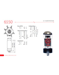 JJ Electronic 6550 Power Tube