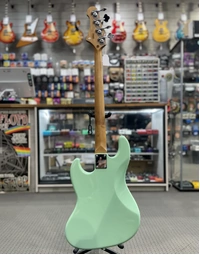 JET Guitars JJB-300 Electric Bass Roasted MN Sea Foam Green