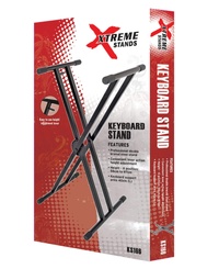 XTREME KS166 Double Braced Keyboard Stand (Lever Release)