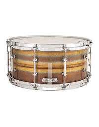 Ludwig LB552RT Bronze Phonic 14" x 6.5" Snare Drum Raw Bronze w/Tube Lugs