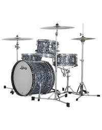 Ludwig LN34023TXA7 Neusonic Maple/Cherry Downbeat 3-Piece Shell Pack 20" Steel Blue Pearl