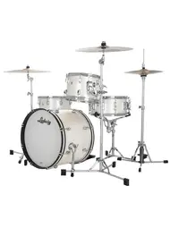 Ludwig LN34023TXAG Neusonic Maple/Cherry Downbeat 3-Piece Shell Pack 20" Silver Silk