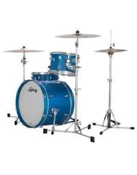 Ludwig LN34023TXPB Neusonic Maple/Cherry Downbeat 3-Piece Shell Pack 20" Satin Royal Blue