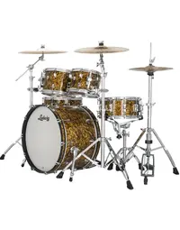 Ludwig LN34204TXA6 Neusonic Maple/Cherry MOD2 4-Piece Shell Pack 22" Butterscotch Pearl