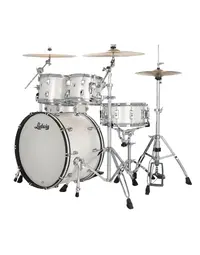 Ludwig LN34204TXAG Neusonic Maple/Cherry MOD2 4-Piece Shell Pack 22" Silver Silk