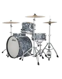 Ludwig LN34233TXA7 Neusonic Maple/Cherry FAB 3-Piece Shell Pack 22" Steel Blue Pearl