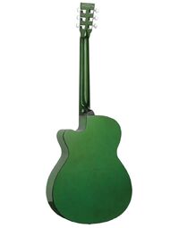 Tanglewood TA4-CEGR Azure Pacific Walnut SuperFolk Acoustic w/ Pickup Aurora Green Gloss