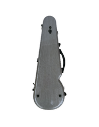 VIVO Shaped Viola Case Brushed Silver 15.5" -ÿ16"